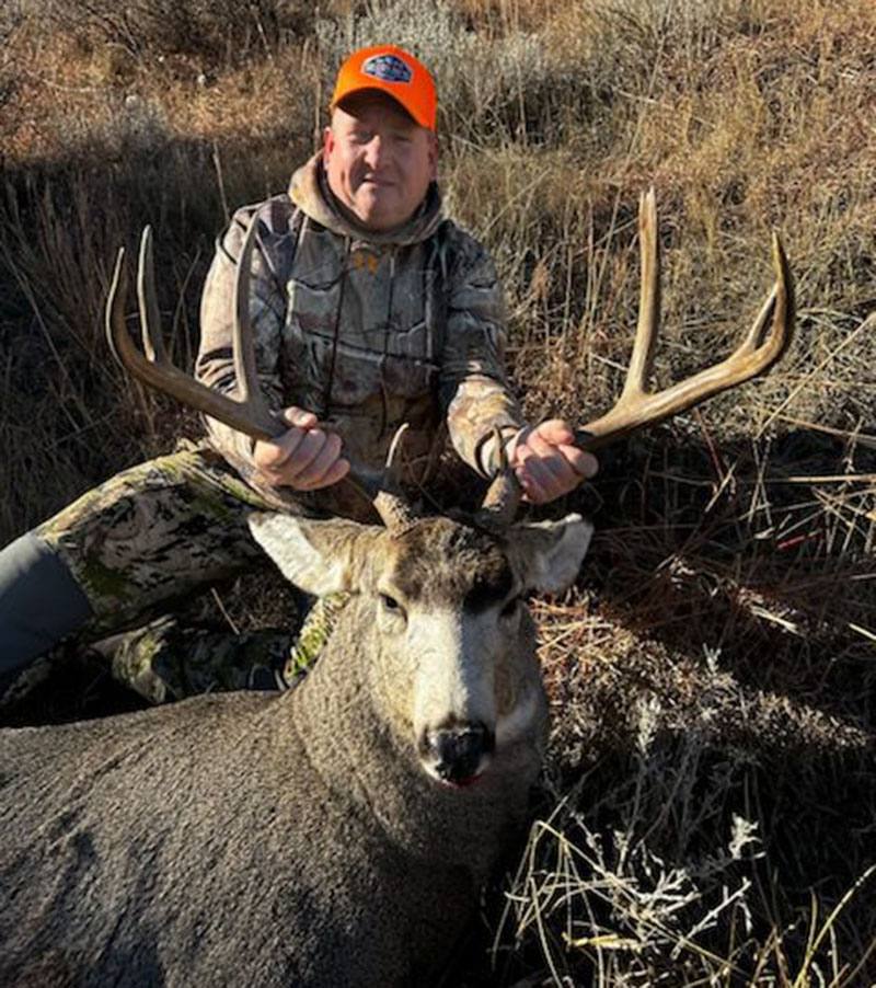 Mule deer buck taken on private land near Wall, South Dakota